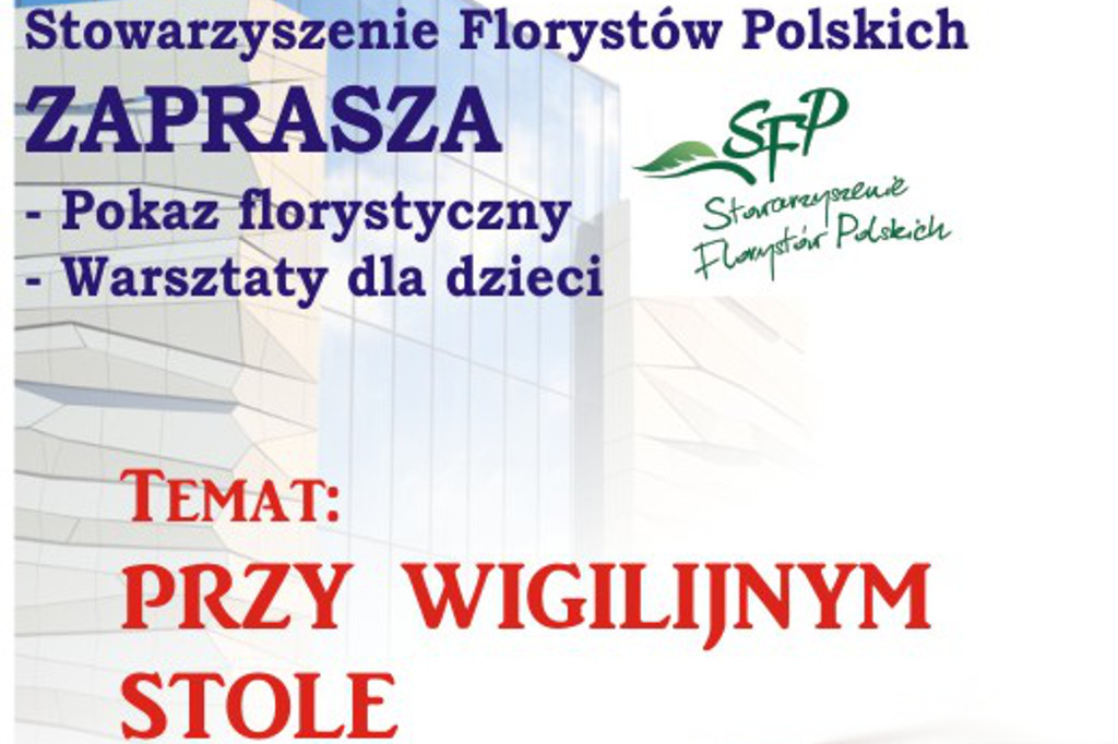 POKAZ FLORYSTYCZNY W POZNANIU – 15 grudnia 2013r.